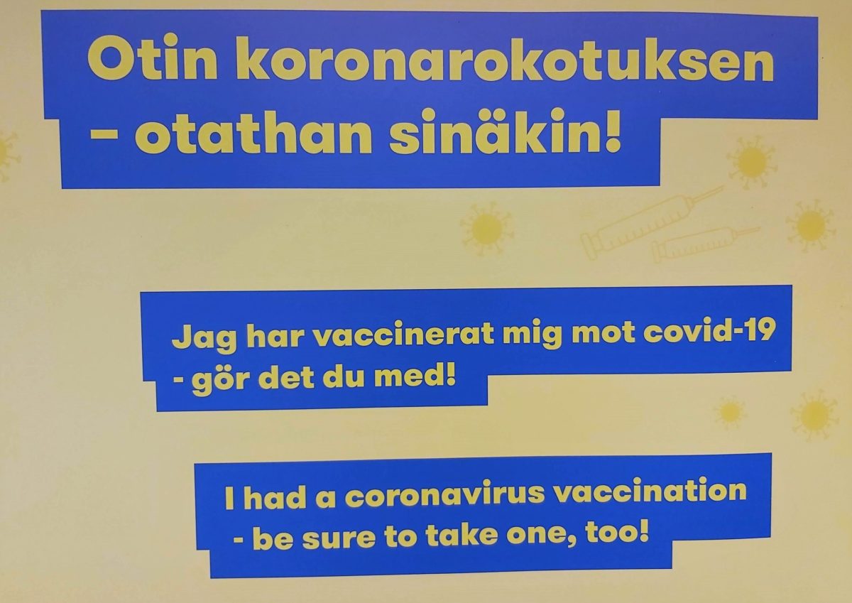 Подробнее о статье В гимназиях и профессиональных училищах Хельсинки начался второй тур вакцинации