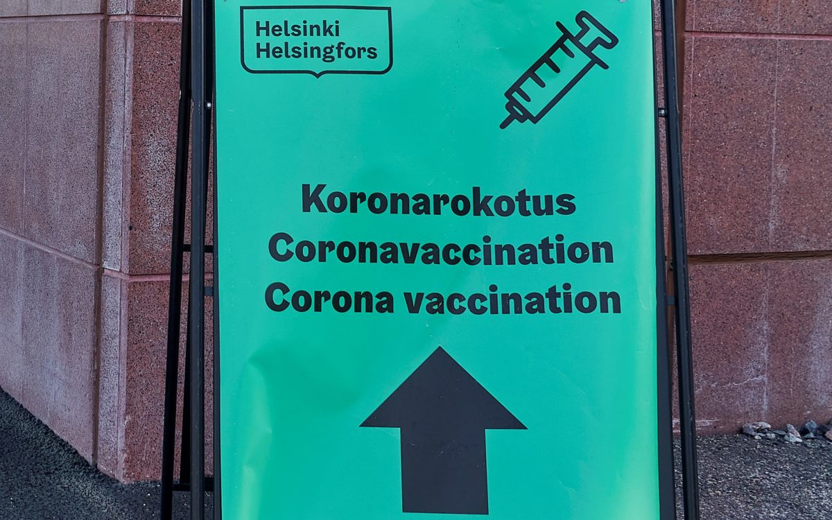 Подробнее о статье Жители Хельсинки старше 18 лет, входящие в группы риска, могут получить четвертую дозу вакцины от COVID-19