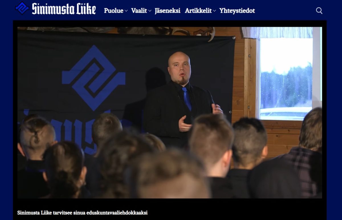Read more about the article Руководитель запрещенной в Финляндии неонацистской организации стал кандидатом в депутаты от партии “сине-черные”